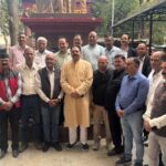 नव मनोनीत दायित्वधारी अशोक वर्मा का स्वागत, डाट काली मंदिर में मत्था टेका