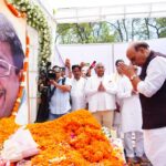 जसपाल राणा के निवास पर पहुंचे राजनाथ सिंह, तेरहवीं में शामिल होकर श्रद्धांजलि दी